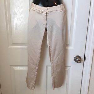 Loops European Satin Crop Pants Cream